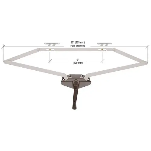 CRL EP24058 Bronze Dual Pull Roto-Gear Awning Operator