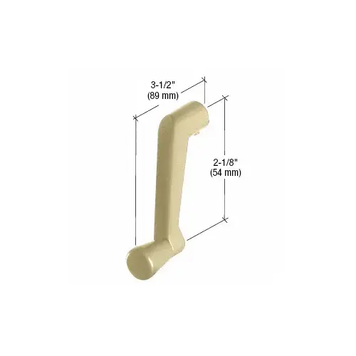 CRL WH24565 Nickel Window Operator Handle with 11/32" Spline Size