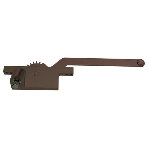 Brixwell 36-113 Casement Operator Assembly With Handle Left Hand Type Brown Finish