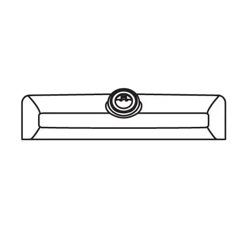 Brixwell 36-173pcV-3 Plastic Contour Cover White plastic entrygard