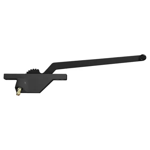Brixwell 36-226-10 Single Arm Casement Operator Left Type 11" Arm Length Rear Mounting Black Finish