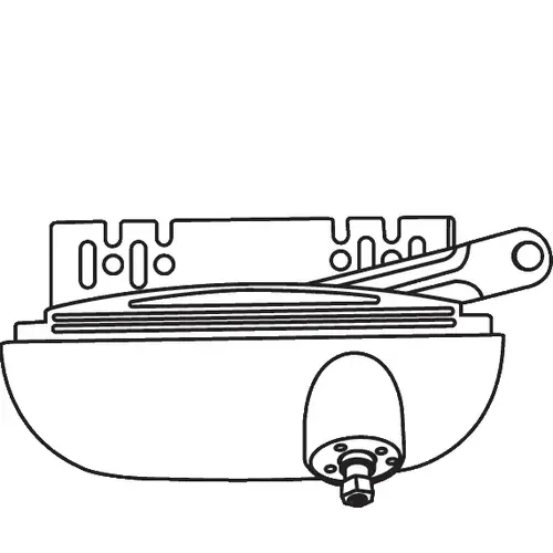 Brixwell 36-392rhbew Split Arm Casement Operator blue White Handle Sold seperately