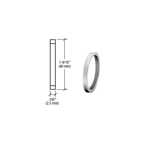 CRL DRA100SA Satin Anodized .100" Straight Cylinder Ring