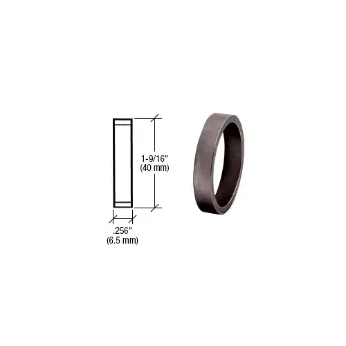CRL DRA256DU Dark Bronze .256" Straight Cylinder Ring