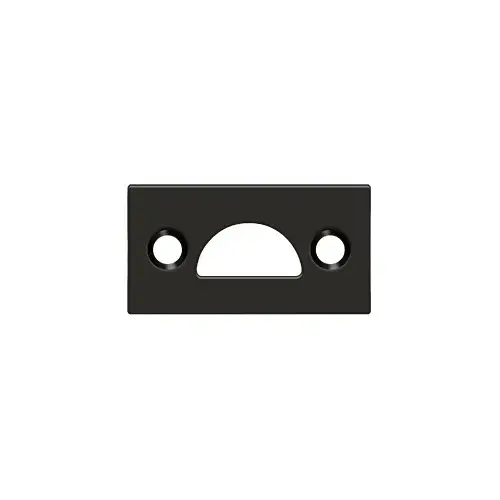 Deltana 178MSTU10B Mortise Strike, Solid Brass in Oil-rubbed Bronze