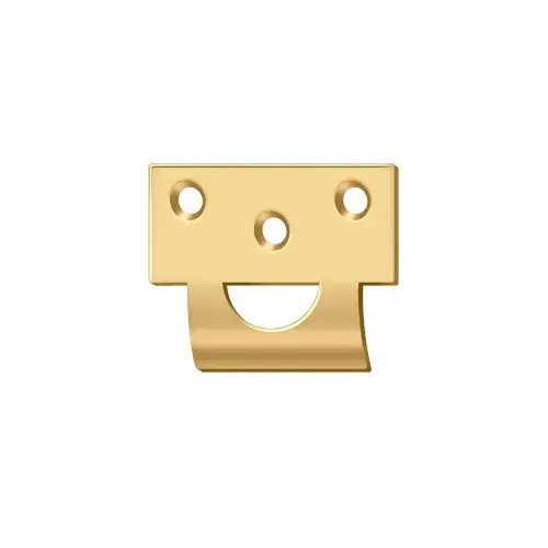 Deltana 178USTCR003 Universal Strike, Solid Brass in PVD Polished Brass