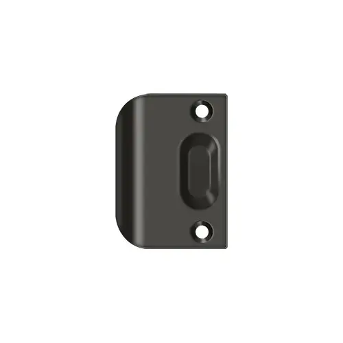 Deltana FLSP335U10B Full Lip Strike Plate For Ball Catch and Roller Catch in Oil-rubbed Bronze