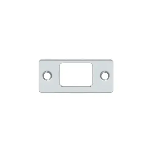 Deltana SP2753U26 Strike Plate, Deadbolt, 2-3/4" x 1-1/4" in Polished Chrome
