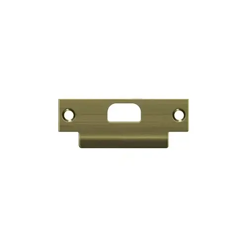 Deltana SPDB478U5 ANSI T- Strike, 4-7/8" x 1-1/4", w/ Hole in Antique Brass