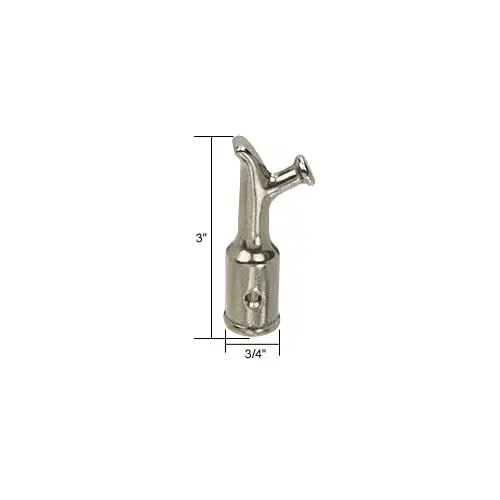 Prime-Line H3662 Project-In Window Transom Latch Hook 3/4" Diameter Brushed Bronze