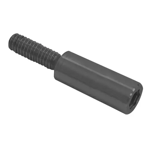 CRL ESK02MBL Matte Black Long Stop/Strike Keeper Bumper Post Only