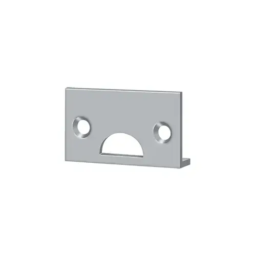 Deltana 178ASTU26D Angle Strike, Solid Brass in Brushed Chrome