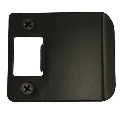 Don Jo EL175DURC 2-1/4" Full Lip Strike with 1-3/4" Extended Lip with Round Corners Dark Bronze Finish