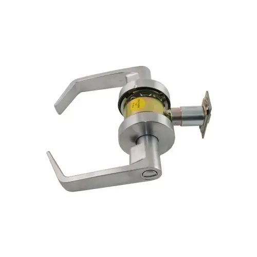 Falcon W301SRD626 W Series Privacy Dane Lever Small Rose Lock with 30206 Latch 30148 Strike Satin Chrome Finish