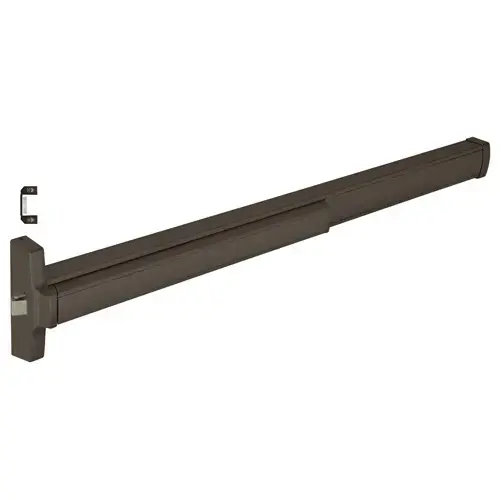 Jackson 312095LC4313 Rim Latch Panic Exit Device Grade 1 Left Hand Reverse Bevel Type Dark Bronze Finish
