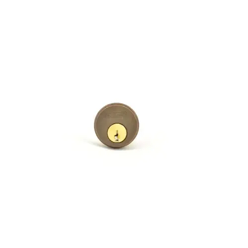 Schlage Commercial 20001C145613118 1-1/8" Everest Conventional Mortise Cylinder C145 Keyway with Compression Ring and Spring with Straight Cam Oil Rubbed Bronze Finish