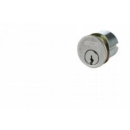 Schlage Commercial 20001S145626118 1-1/8" Everest Conventional Mortise Cylinder S145 Keyway with Compression Ring and Spring with Straight Cam Satin Chrome Finish
