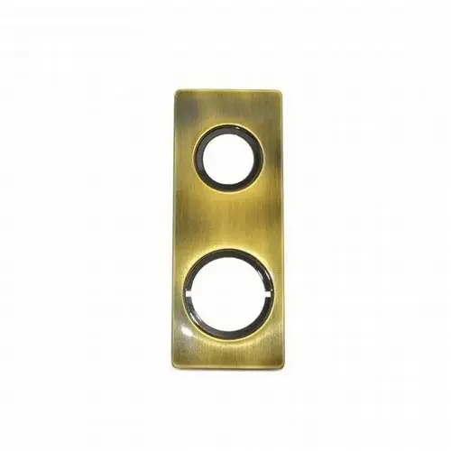 Schlage Commercial 36056609 Outside Escutcheon for S200 Series, Satin Brass Blackened