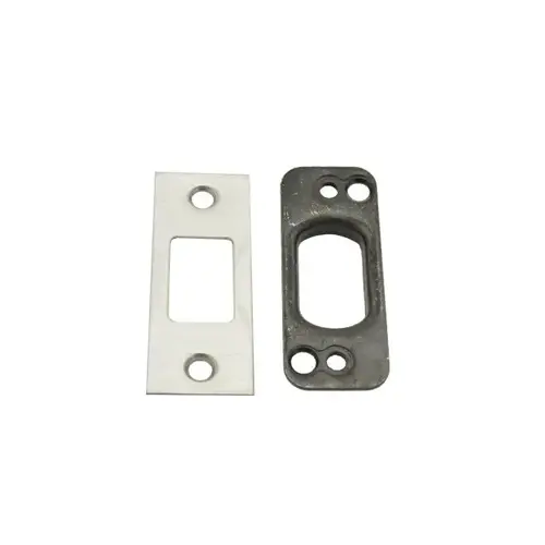 Schlage J Dexter Series J250003630 Square Deadbolt Strike Satin Stainless Steel Finish