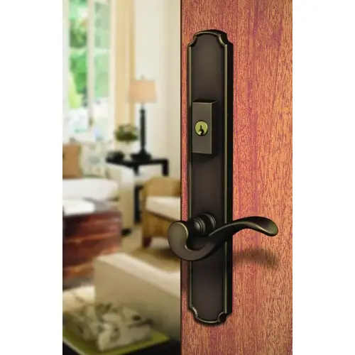Baldwin MP002003PAT4 Bismark Multi Point Trim Patio Configuration 4 Lifetime Brass Finish