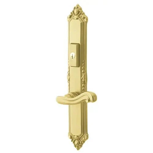 Baldwin MP003060FDP6 Kensington Multi Point Trim Passage Configuration 6 Satin Brass with Brown Finish