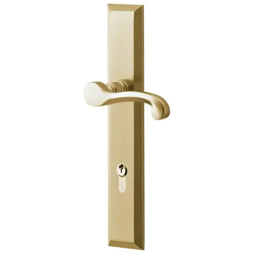Baldwin MP004060FD1 Concord Multi Point Trim Full Dummy Configuration 1 Satin Brass with Brown Finish
