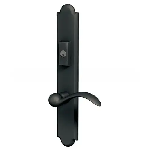 Baldwin MP016102ACT2X Boulder Multi Point Trim Keyed Entry with Turn Knob Configuration 2 Minus Lever Oil Rubbed Bronze Finish