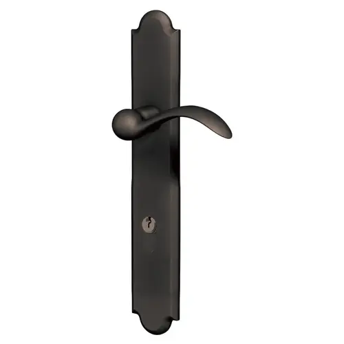 Baldwin MP016190FD4 Boulder Multi Point Trim Full Dummy Configuration 4 Satin Black Finish