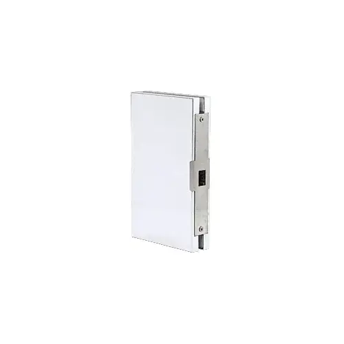 CRL DLK610SC Satin Anodized 6" x 10" Center Lock Glass Keeper