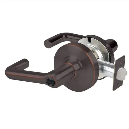 Schlage Commercial ND60JDTLR643E ND Series Vestibule Large Format Less Core Tubular with 13-247 Latch 10-025 Strike Aged Bronze Finish