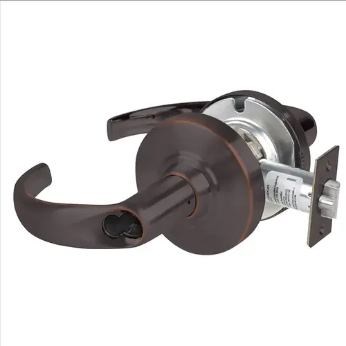 Schlage Commercial ND94JDSPA643E ND Series Vandlgard Classroom Large Format Less Core Sparta with 13-247 Latch 10-025 Strike Aged Bronze Finish