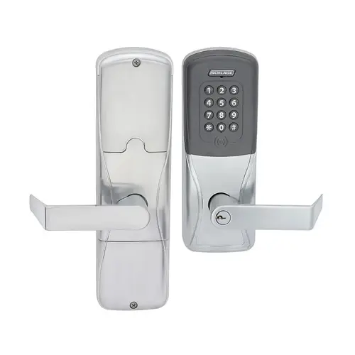 Schlage Electronics AD200CY40KPRHO612LR Electric Cylindrical Lock Satin Bronze Clear Coated