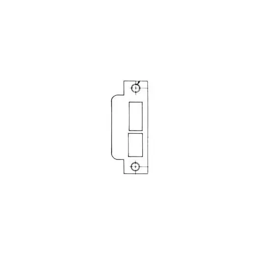 Baldwin 6339031R214 Right Hand 2-1/4" Extended ASA Strike Latch and Deadbolt Unlacquered Brass Finish