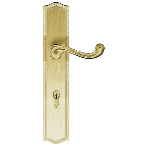 Baldwin MP009060FD4 Bristol Multi Point Trim Full Dummy Configuration 4 Satin Brass with Brown Finish