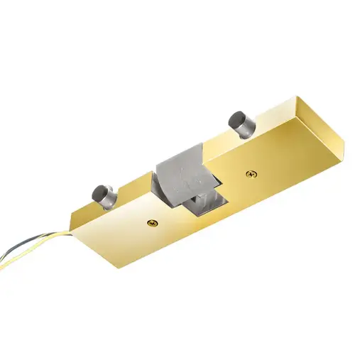CRL ESK1PB Polished Brass Electric Strike Keeper for Single Doors- Fail Secure