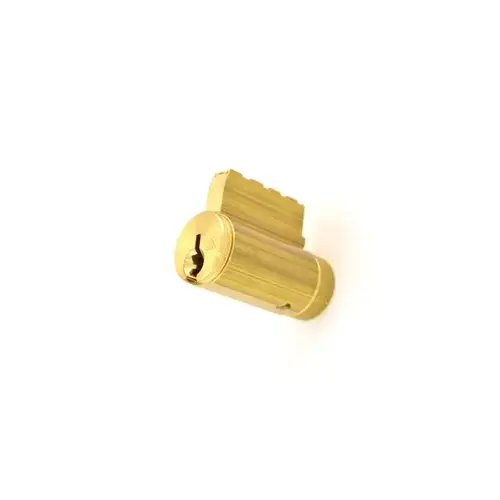 Schlage Commercial 40100C125606 Cylinder with Multiple Tailpieces C125 Keyway 0-Bitted Satin Brass Finish