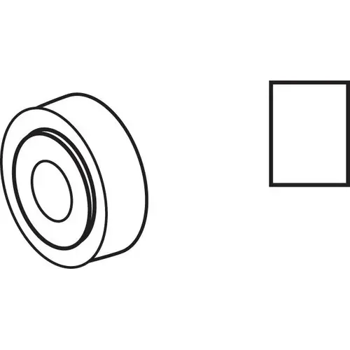 Brixwell 11-142 ROLLER 7/8 STEEL WITH BALL BEARING HUB