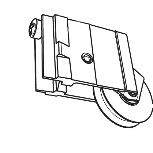 Brixwell 9-249 Patio Door Roller Assembly 1-1/2 Steel Wheel pdr 2 S
