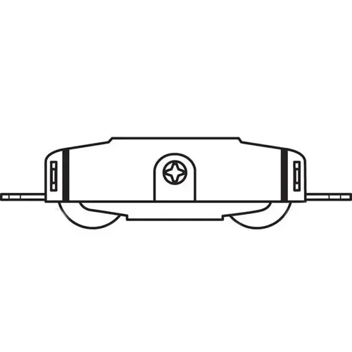 Brixwell 9-310t Patio Door Roller Tandem 1-1/4 Nylon Wheels pdr189-N-1(1/4)