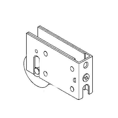 Brixwell 9-377 Patio Door Roller Assembly 1-1/2 Steel Wheel pdr154