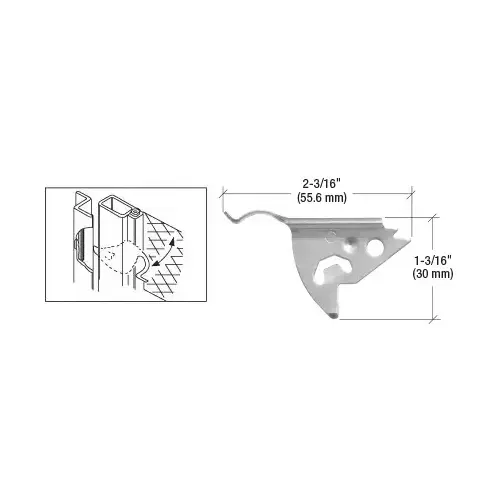 CRL SB202 Andersen Knife Latch Mill
