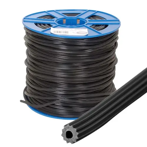 CRL SSBL250B .250" Black Serrated Screen Retainer Spline Bulk 15 Pound Roll - 650 Foot Roll