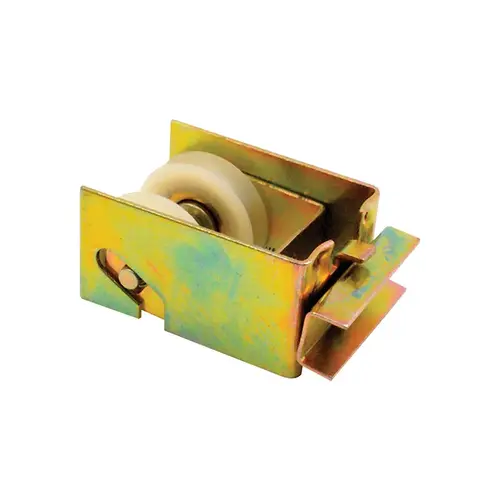 FHC D1547 1-1/4" Nylon Ball Bearing Sliding Door Dual Roller Assembly - For Ador And Hilite (Single Pack)