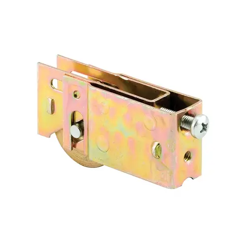 FHC D1708 Single 1-1/4" Steel Roller Assembly - Ball Bearing - Plain Back Housing