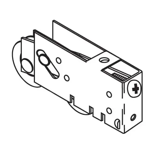 Brixwell 9-443spb Patio Door Roller Tandem 1-1/2 Stainless Steel Wheels pdr111T-1(1/2)-Spb precision Bearing