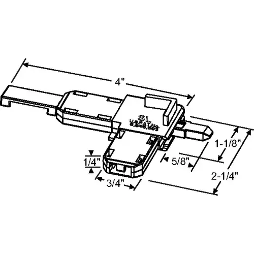 Brixwell 90-1067rhw White Screen Corner with Stop