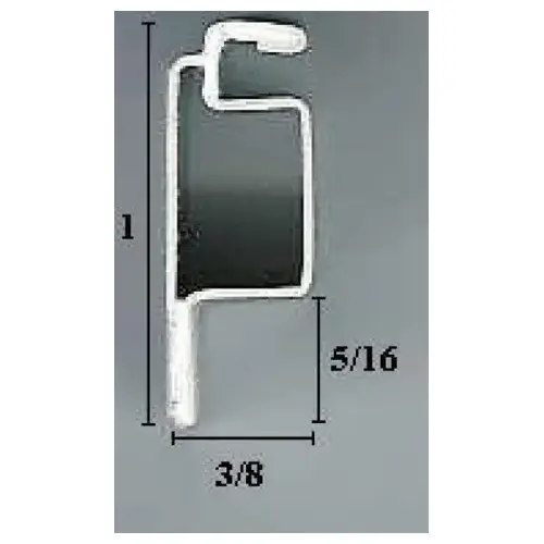 Brixwell 90-1119 3/8 X 1 Screen Frame Bronze 15 8ft Lengths Per Carton 1 Carton