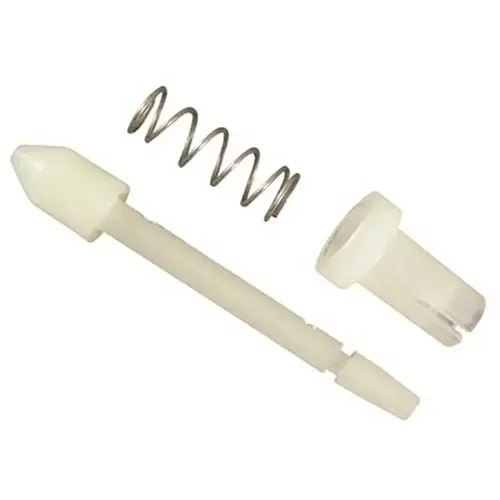 Brixwell 90-12 SnaP-On Knob Plastic White spring Plunger