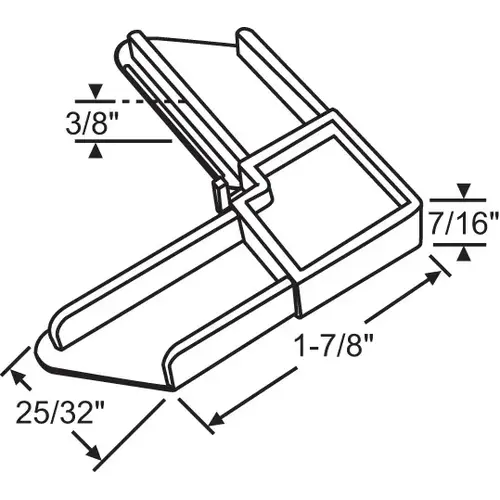 Brixwell 900-19936-XCP25 Screen Corner Beige - pack of 25