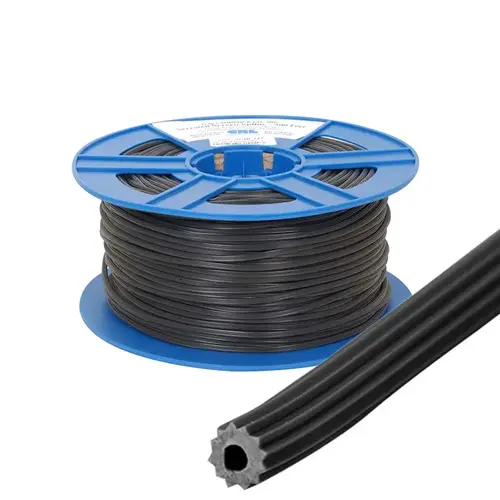 CRL 5CBL240 Black .240 Screen Retainer Spline - 500 Foot Roll
